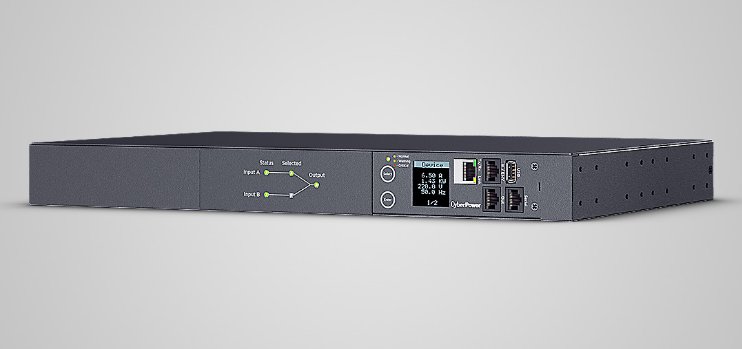 CYBERPOWER PDU44004 12 x IEC C13 1U Switched Over IP Management, "PDU44004" (timbru verde 0.8 lei)
