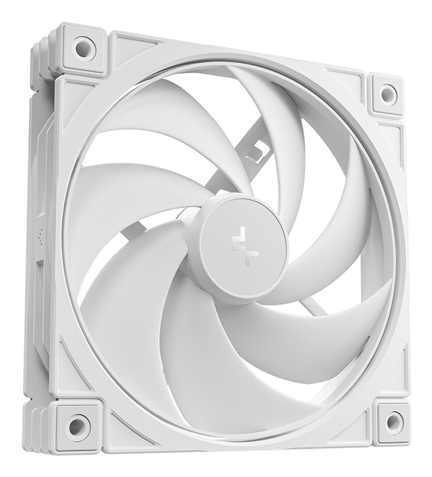 Ventilator DeepCool "FD12 WH V2", 120mm, 500 - 2500 RPM, hydro bearing, 79 cfm, 4-Pin PWM, alb, "R-FD12V2-WHNPN1-G" - imagine 4
