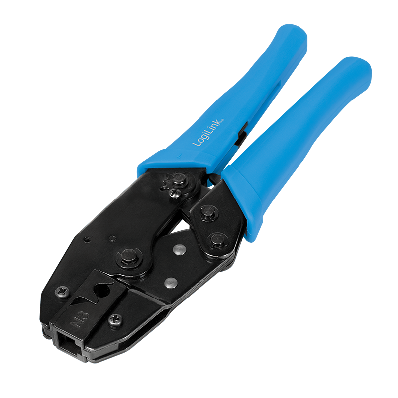 CLESTE sertizare mufe, LOGILINK, functii: sertizare mufe, RJ45 Cat6a/Cat7, pt. cablu 7-8mm, compatibil cu MP0030, MP0033 si MP0048, albastru, "WZ0039"