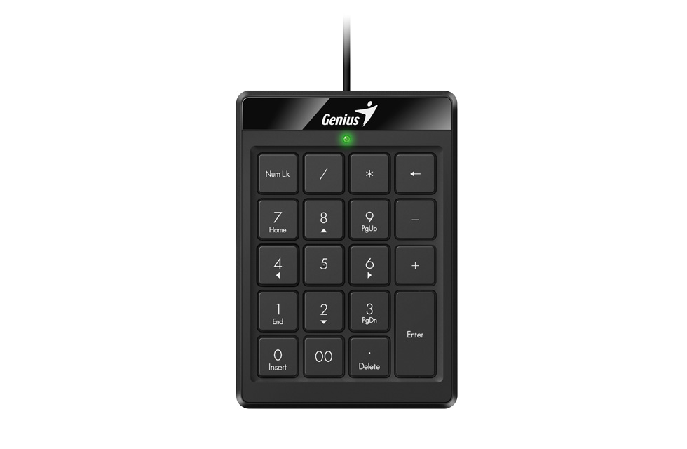 TASTATURA numerica Genius, "NumPad 110", USB, 19 taste, chocolate, "31300016400" (timbru verde 0.8 lei)