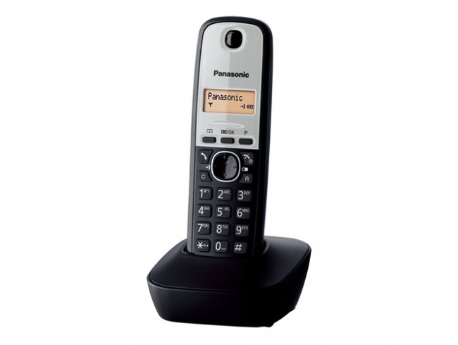 Telefon fara fir gri inchis, KX-TG1911FXG, Panasonic, "KX-TG1911FXG" (timbru verde 0.8 lei)
