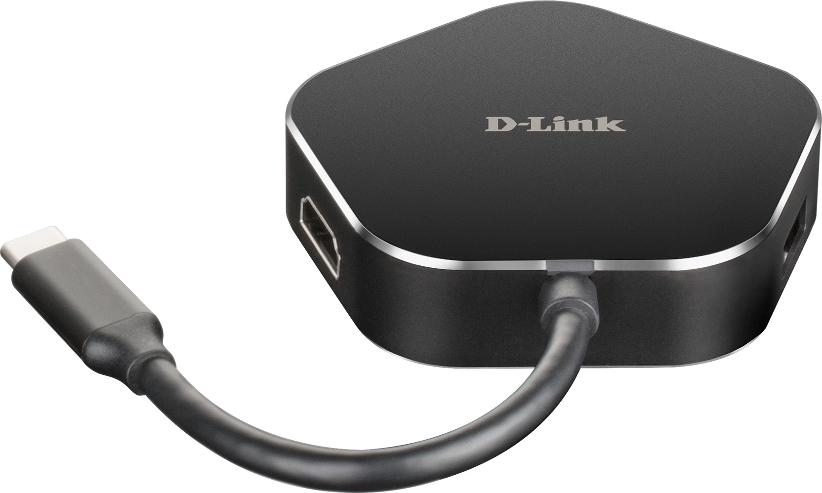 DOCKING STATION D-LINK, porturi USB 3.0 x 2, HDMI x 1, USB Type C x 1, conectare prin USB 3.0 Type C, cablu 11.5 cm, negru, "DUB-M420" (timbru verde 0.8 lei)