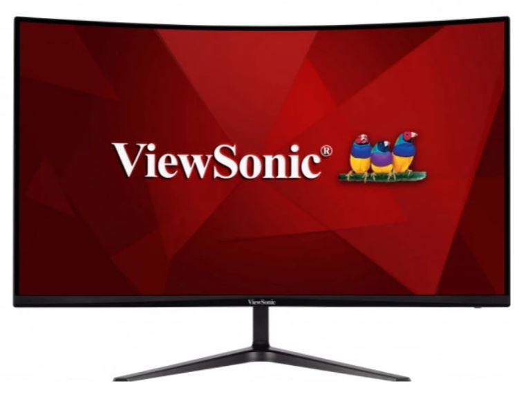 MONITOR ViewSonic 32 inch, Gaming, VA, Full HD (1920 x 1080), curbat, 300 cd/mp, 1 ms, HDMI x 2 | Display Port, "VX3218-PC-MHD" (timbru verde 7 lei)
