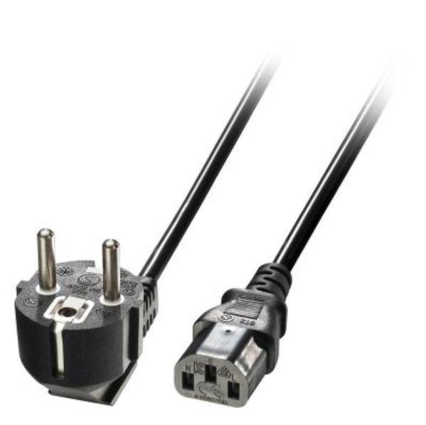 Cablu alimentare Schuko Lindy IEC C13 2m, "LY-30335" (timbru verde 0.18 lei)