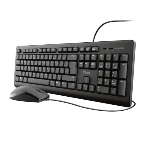 TRUST Primo Keyboard & Mouse Set "23970" (timbru verde 0.8 lei)