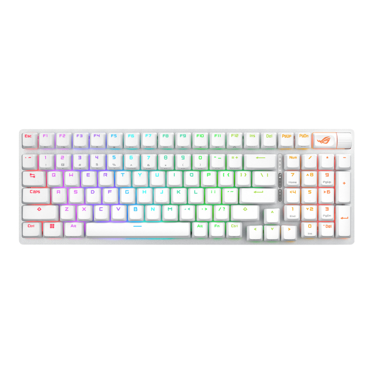 ROG Strix Scope II 96 White NX Snow Switch Mecanica "90MP037A-BKUA30" (timbru verde 0.8 lei)