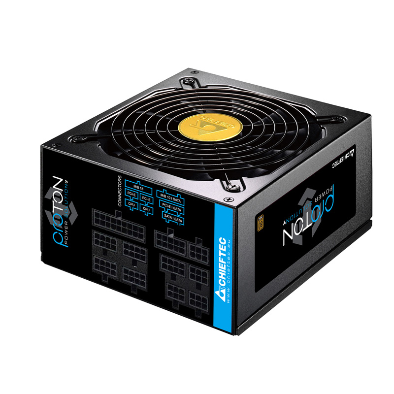 SURSA Chieftec PROTON 1000 W, modulara, certificare 80 Plus Bronze, ventilator 140 mm x 1, PCI-E 6+2 pin x 2, SATA x 6, "BDF-1000C" (timbru verde 2 lei)