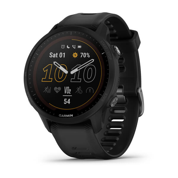 Smartwatch Forerunner 955 3.3cm (1.3") MIP, Digital, 260x260px, Touchscreen, Wi-Fi, GPS (satellite), Negru"010-02638-20" (timbru verde 0.18 lei)