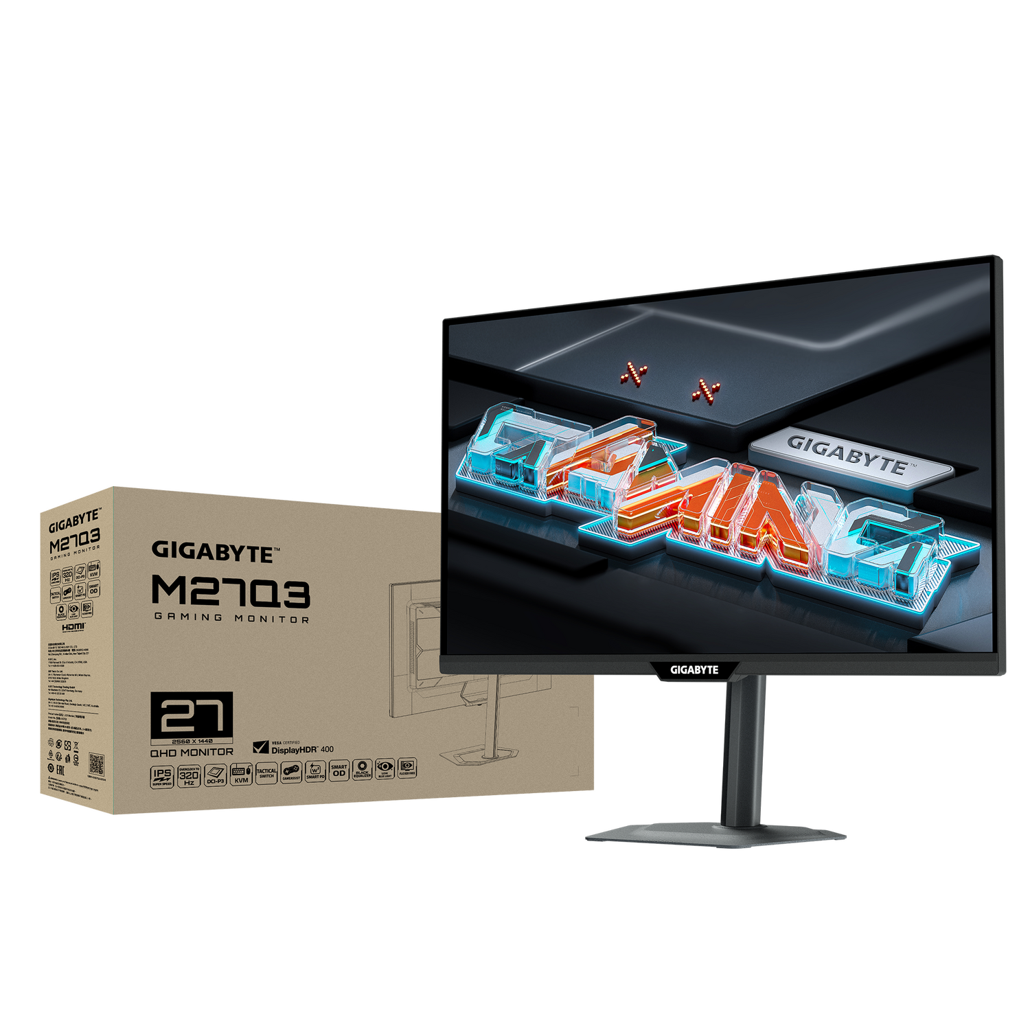 Monitor GIGABYTE M27Q3-(RSG)"M27Q3-(RSG)" - imagine 7