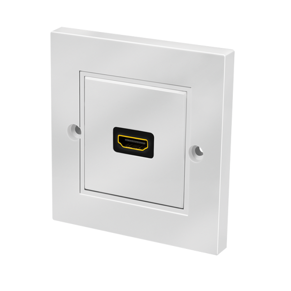 PRIZA de perete LOGILINK, HDMI x 1, cupla (M/M), alb, "AH0017" (timbru verde 0.18 lei)