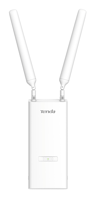 ACCESS POINT Tenda Indoor/Outdoor, wireless AC1200 Mbps Dual Band MU-MIMO, 1 port Gigabit, 2 antene externe, alimentare 802.3af PoE, Wi-Fi 6, montare pe perete "OAP1200" (timbru verde 0.8 lei)