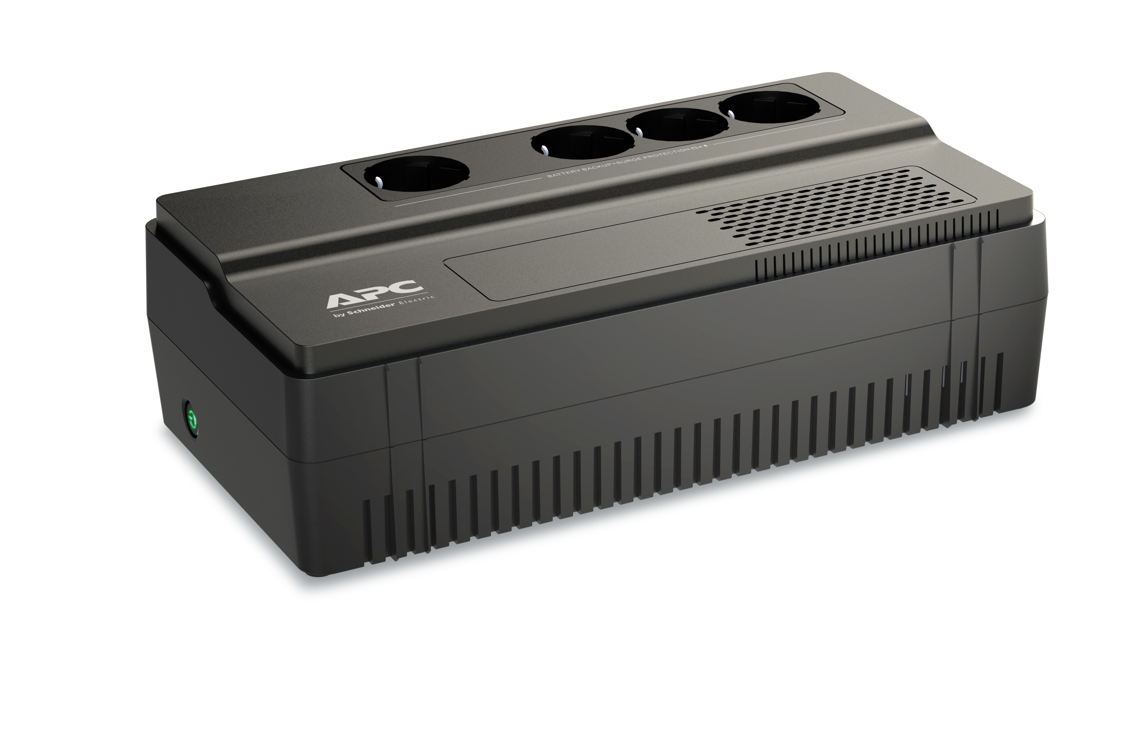 UPS APC, "EASY UPS BV", Line Int. , brick, 1000VA/600W, AVR, Schuko x 4, LED, back-up 11 - 20 min., "BV1000I-GR" (timbru verde 11 lei)