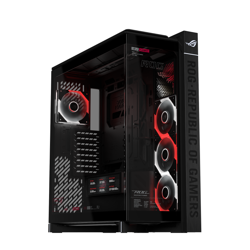 ASUS ROG CRONOX GR801 CURVE TG ARGB BL"90DC00T0-B09030"