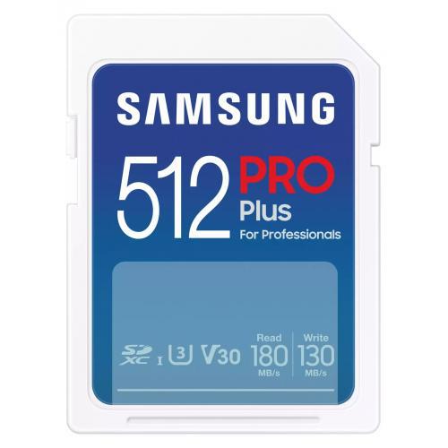 MEMORIE SD CARD PRO PLUS 512GB CL10 W/A SM "MB-SD512S/EU" (timbru verde 0.03 lei)