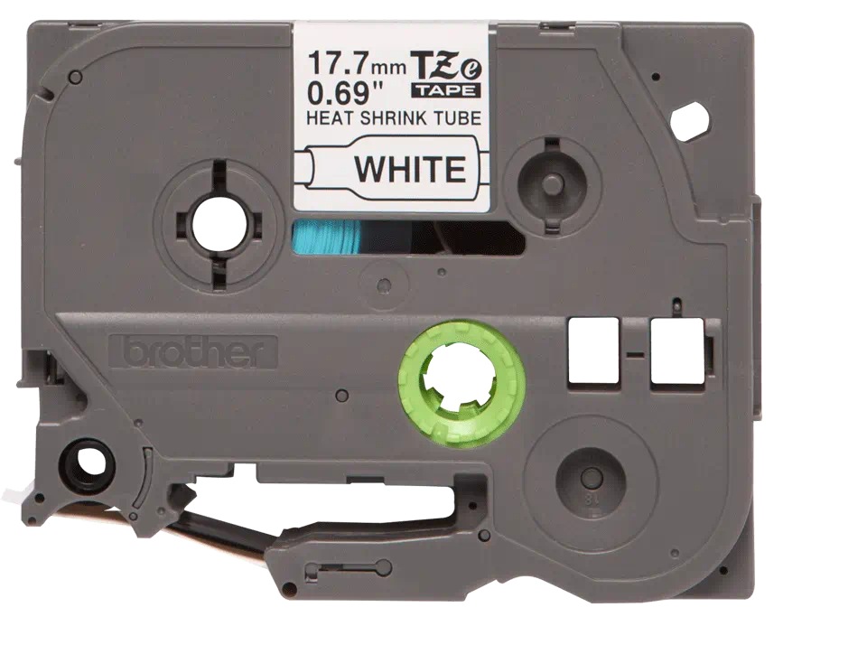 Banda termocontractibila Original Brother Black on White, HSE241, pentru D400|D450|E300|H300|18R|300|310|320|340|1300|1700|1750|1760|1800|1810|1830|1880|1890|1900|1910|1950|1960|2030|2040|2100|2110|ST5, 17.7mm, incl.TV 0 RON, "HSE241"