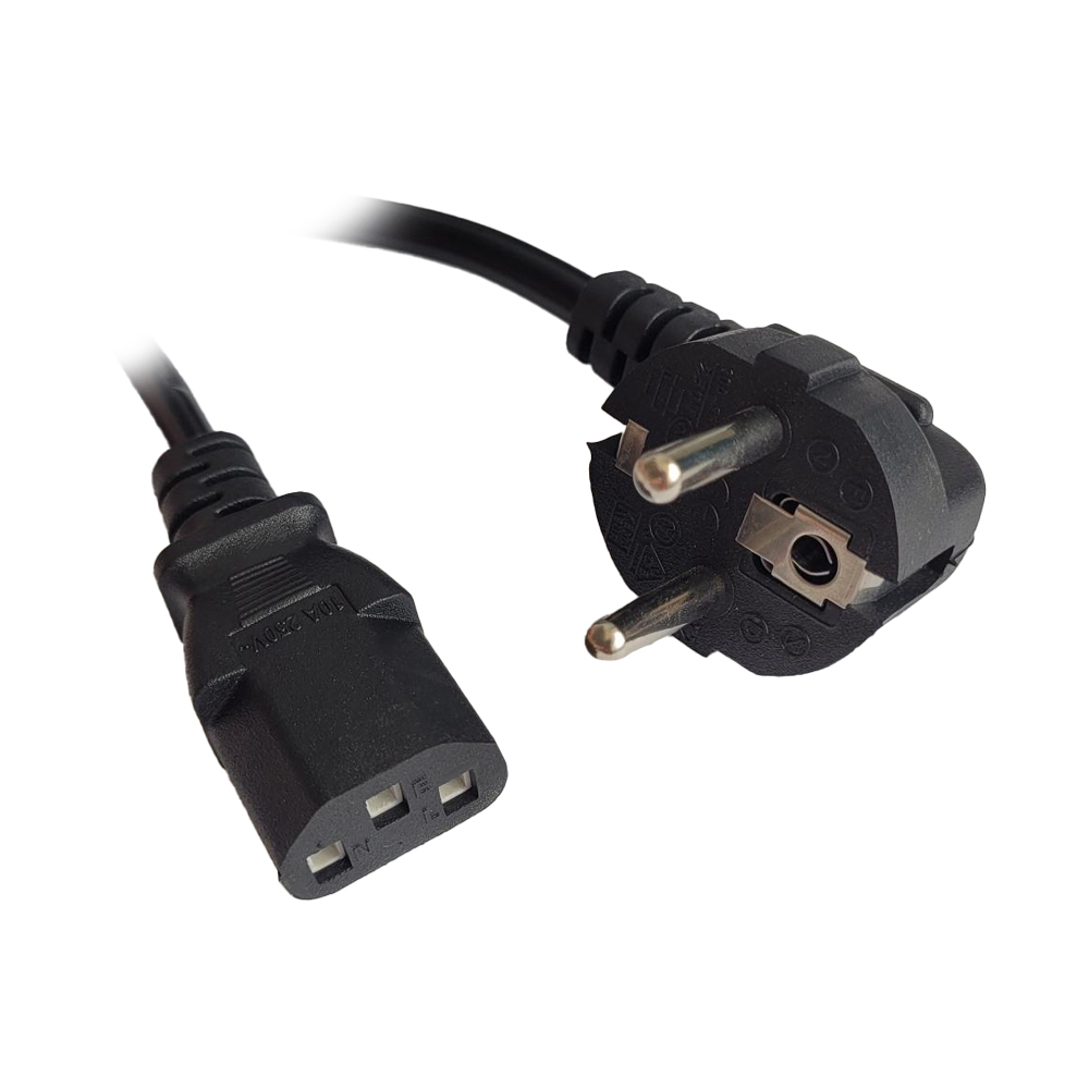 CABLU alimentare Spacer 3m, intrare Shucko, iesire C13, 10A, negru, "SPPW-SCHK-C13-10A-3.0" (timbru verde 0.18 lei)