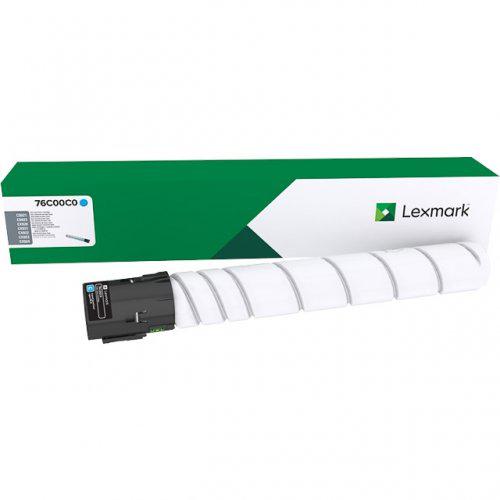 Toner Original Lexmark Cyan, 76C00C0, pentru C9235|CS921|CS923|CX920|CX921|CX922|CX923|CX924, 11.5K, (timbru verde 1.2 lei)"76C00C0"