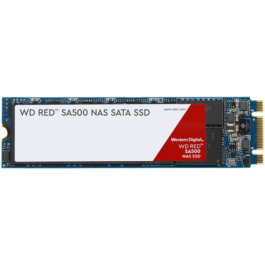 SSD NAS WD Red SA500 2TB SATA, M.2 2280, Read/Write: 560/530 MBps, IOPS 95K/85K, TBW: 1300 "WDS200T1R0B-68A4Z0"