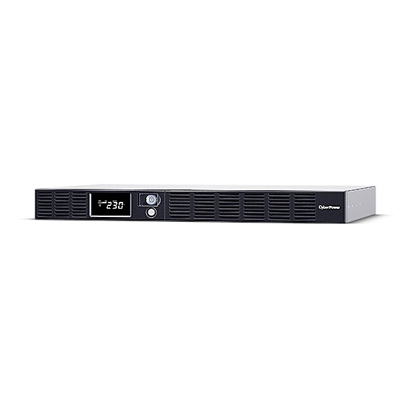 UPS CYBER POWER Line Int. cu sin. simulata, cu management, Rack 1U, LCD, 1000VA/600W, AVR, 6x IEC, baterie 4x 6V/7Ah, incarcare pana la 8h, USB, 2x RJ45, RS232, slot SNMP, hot-swapp, tehn. GreenPower, "OR1000ERM1U" (timbru verde 11 lei)