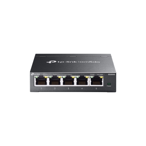 SWITCH TP-LINK Omada easy managed, 5 porturi Gigabit, carcasa metalica "ES205G" (timbru verde 2 lei)