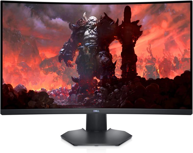 MONITOR Dell 31.5 inch, Gaming, VA, WQHD (2560 x 1440), Wide | curbat, 350 cd/mp, 1 ms, HDMI x 2 | DisplayPort, "S3222DGM" (timbru verde 7 lei)