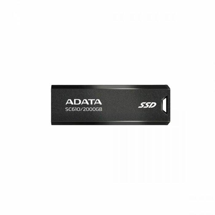 SSD. Externe Adata EXTERNAL SSD 2000GB SC610 "SC610-2000G-CBK/RD" (timbru verde 0.18 lei)