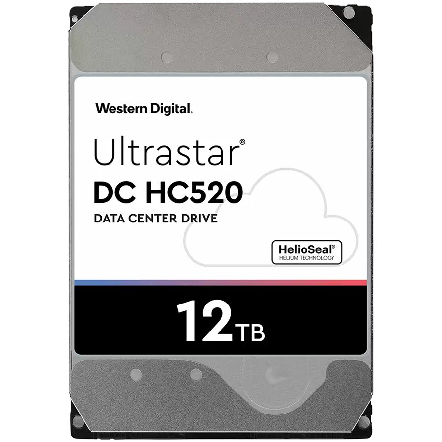 HDD Server WD/HGST Ultrastar 12TB DC HC520 (3.5"", 256MB, 7200 RPM, SATA 6Gbps, 512E SE) SKU: 0F30146, "HUH721212ALE604"