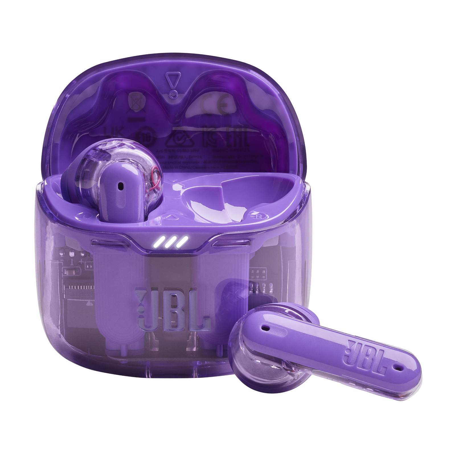 JBL Tune Flex Ghost Edition TWS Bluetooth Wireless In-Ear Earphone Ghost Purple EU "JBL-TFLEXGHST-PUR" (timbru verde 0.18 lei)