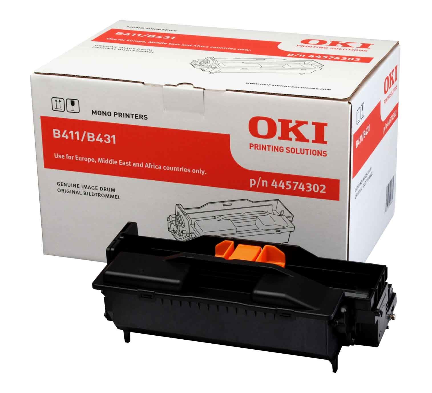 Drum Unit Original Oki Black, 44574302, pentru B411|B431|B432|B512|MB 461|MB 471|MB 491|MB 492|MB 562, 25K, (timbru verde 0.8 lei) "44574302"