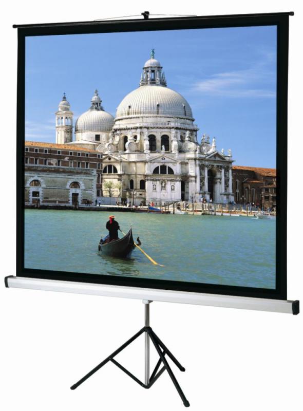 ECRAN proiectie SOPAR, manual, format 1 : 1, fixare trepied, 125 x 125 cm, "SP1120"