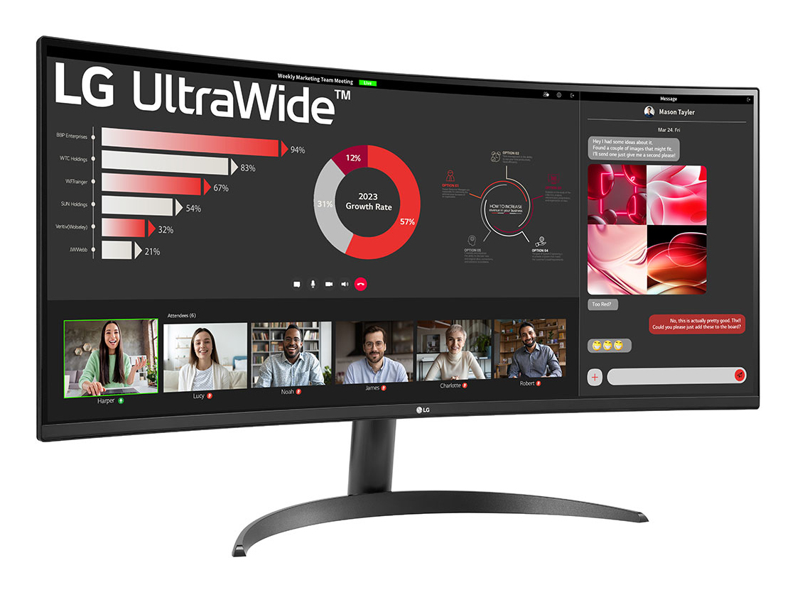 MONITOR 34" LG 34WR50QK-B.AEU"34WR50QK-B.AEU" - imagine 3