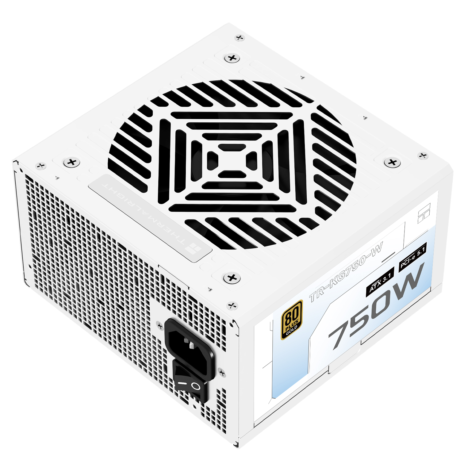 SURSA Thermalright "TR-KG750W", 750W, certificare 80 Plus Gold, modular, LLC, DC to DC, fan 120mm, alb, "TR-KG750W" (timbru verde 2 lei)