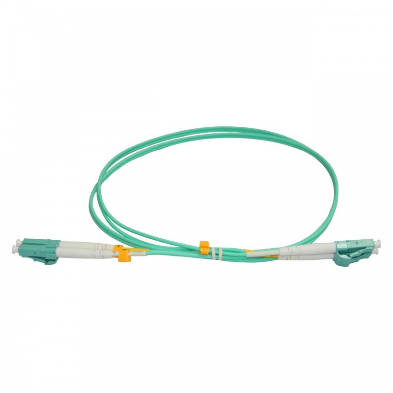 Patchcord FO LC/PC-LC/PC, MM OM3 50/125, manta LSZH 2.0mm, duplex 1m, "LC-LC-MM3/DX-1" (timbru verde 0.08 lei)