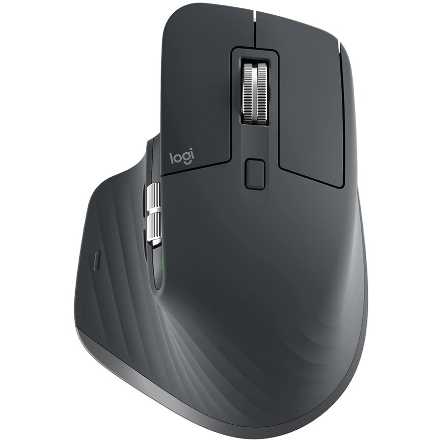 LOGITECH MX Master 3S Performance Wireless Mouse - GRAPHITE - BT - EMEA, "910-006559" (timbru verde 0.18 lei)