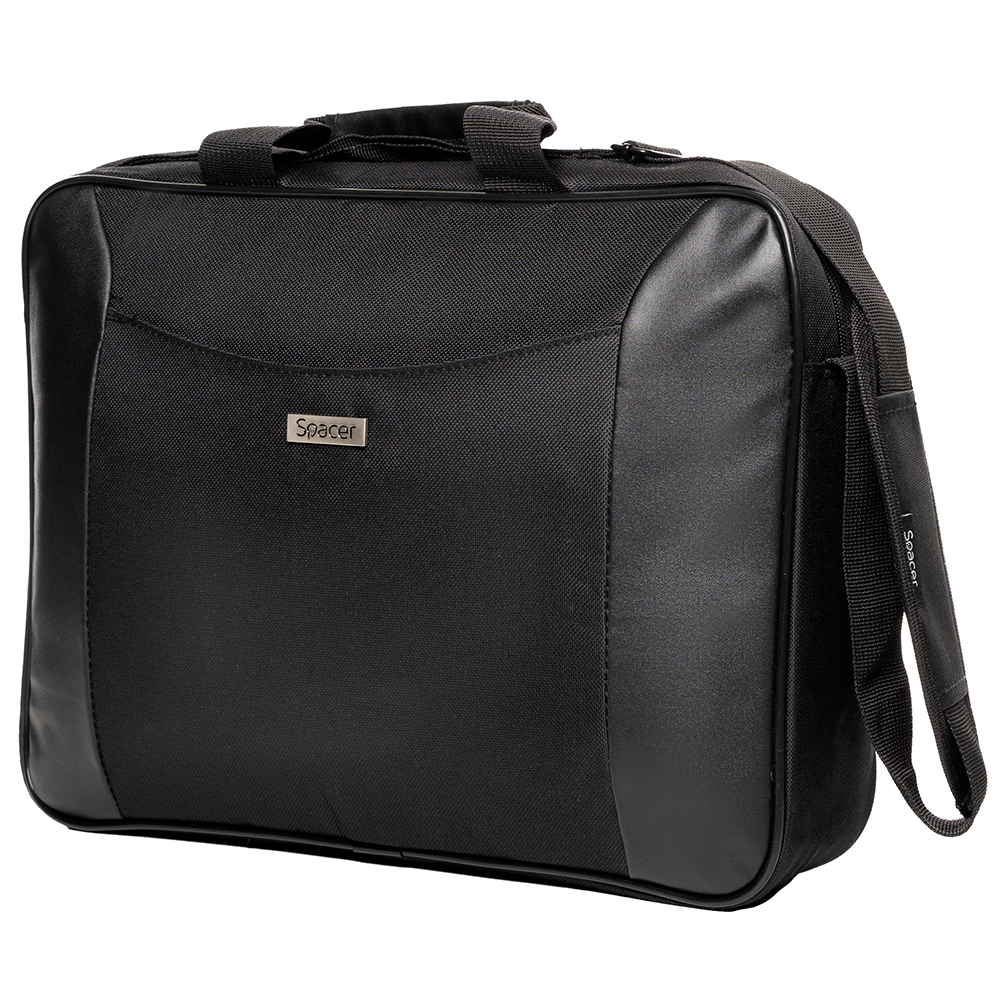 GEANTA SPACER, pt. notebook de max. 15.6", 1 compartiment, fara buzunare, waterproof, nylon, negru, "Dots", "SPM7942" ( EAN: 5949046600049 13927 001 001161744 . 8; "ACC-SPC0205003")