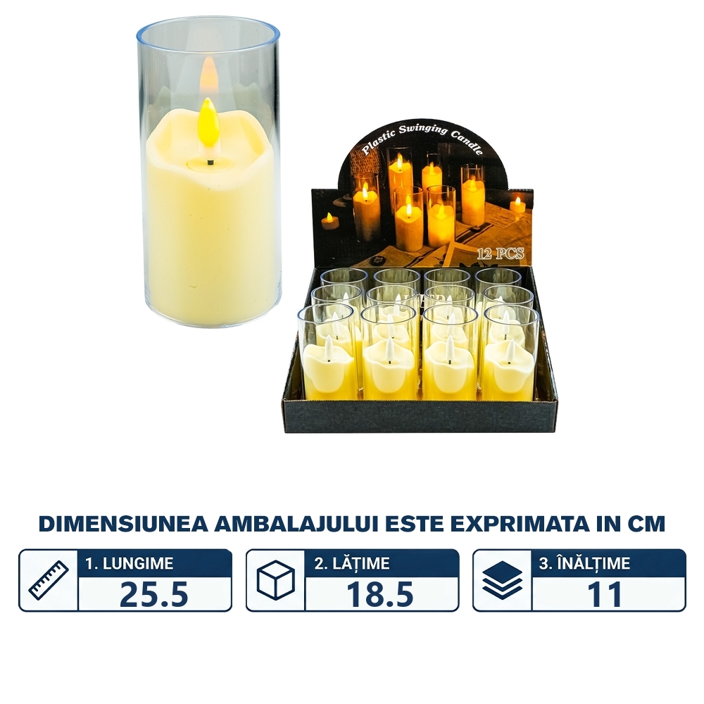 Lumanare ornamentala - Candela - imagine 2