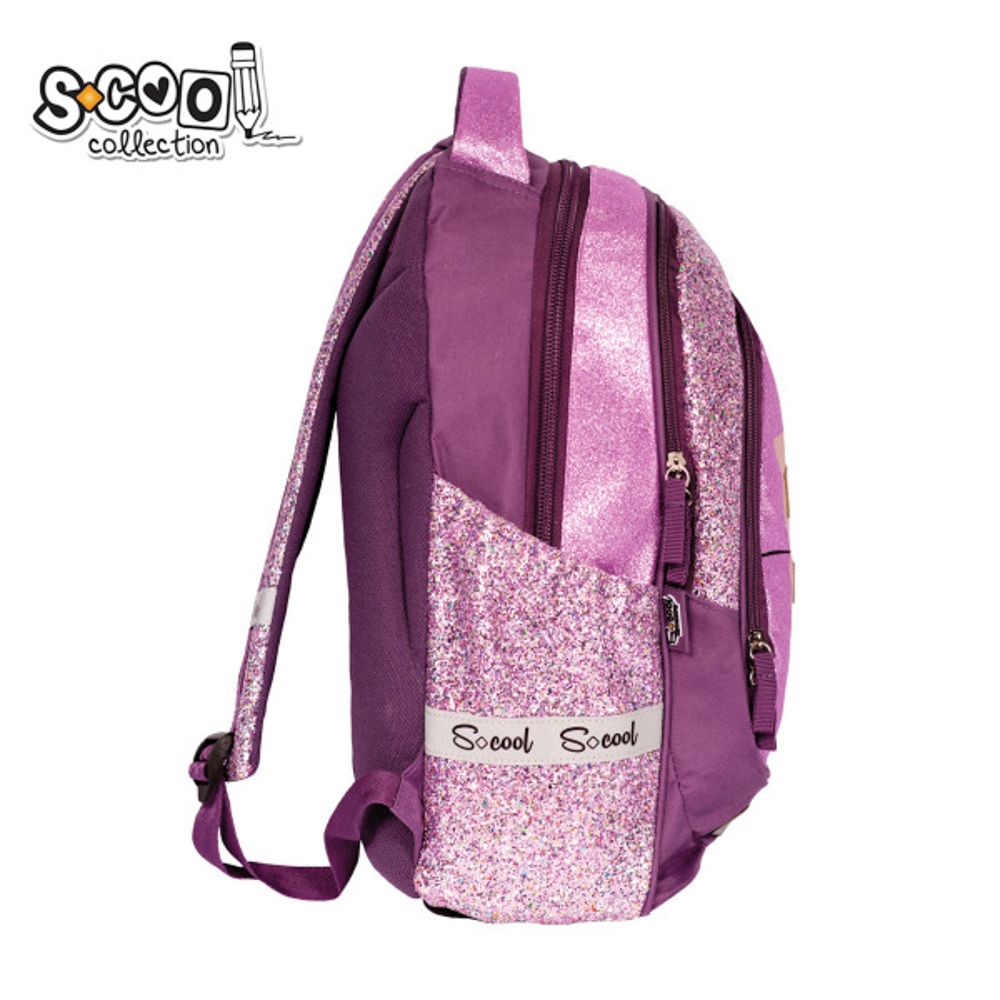 Ghiozdan anatomic, compartiment laptop, 41x28x21 cm, light ENJOY - S-COOL - imagine 5