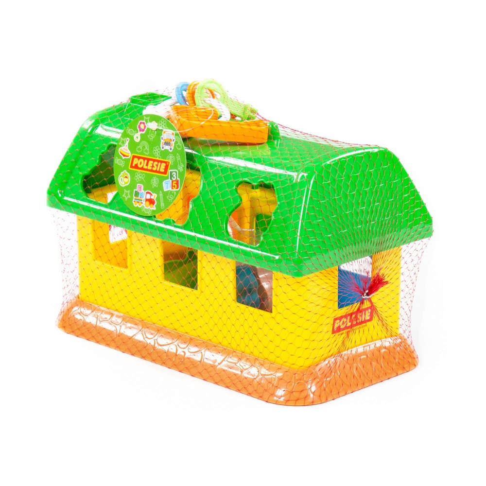 Casuta educativa + forme - My First Farm, 28x15x18cm, Polesie - imagine 5