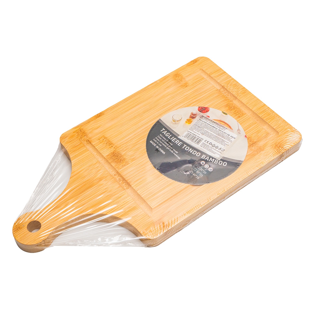 Tocator din bambus, 28x15,5x1 cm - imagine 3