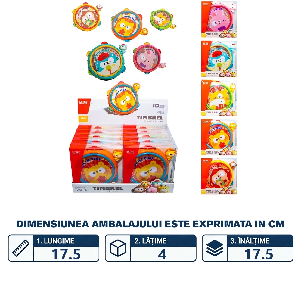 Tobita pentru bebelusi, cu animale - imagine 2