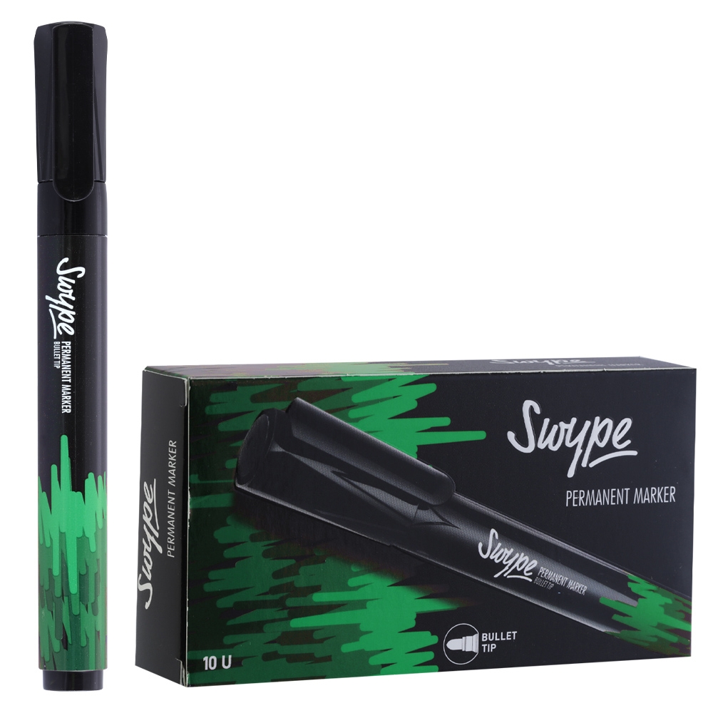 Marker permanent, Swype, verde - LINC