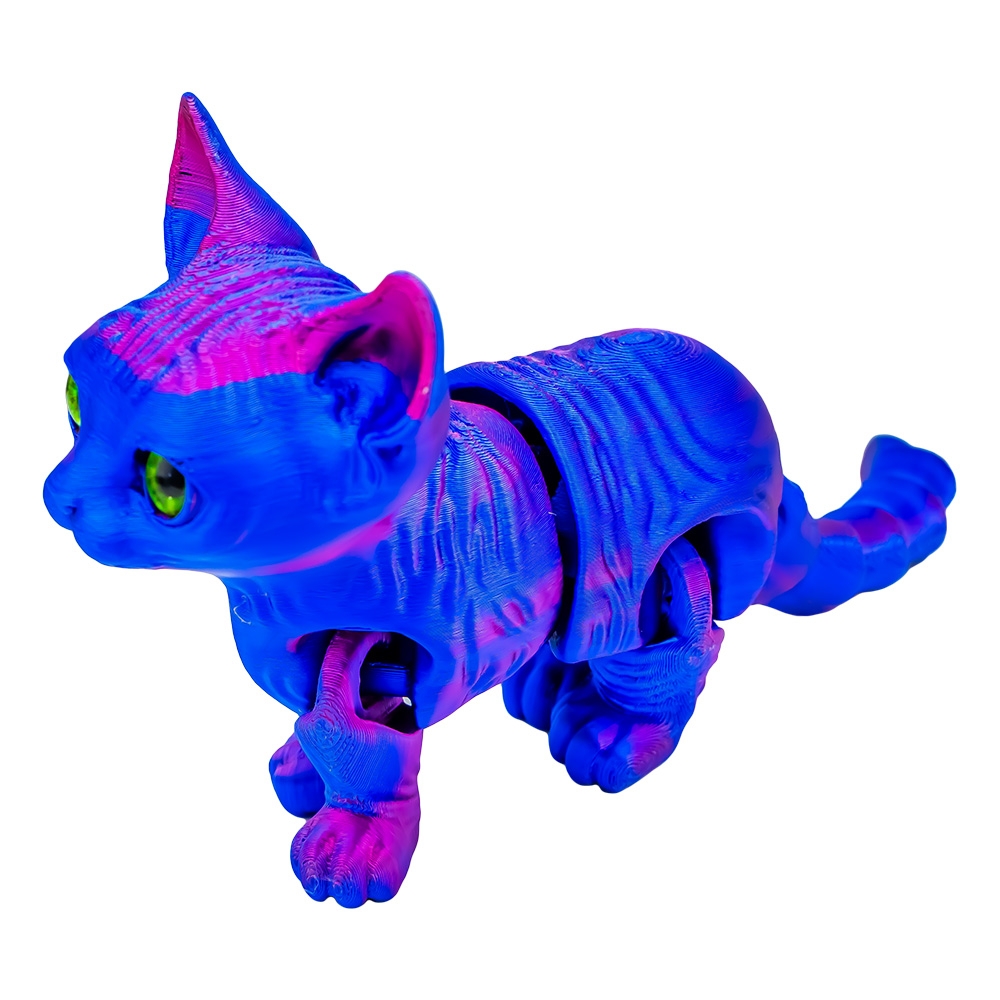 Jucarie Pisica 3D, 20 cm - imagine 5