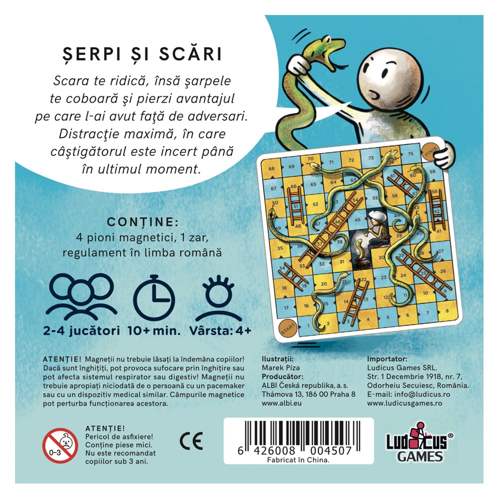 Joc magnetic - Serpi si scari - imagine 4