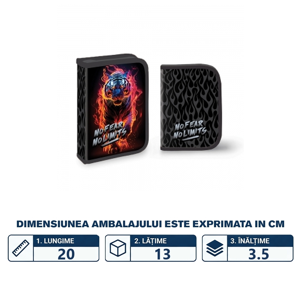 Penar Echipat, 1 Fermoar, 2 Ext., 32 Piese, No Fear - S-Cool - imagine 2