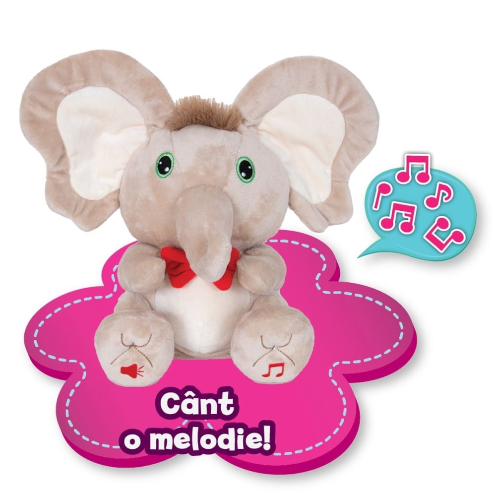 Puffy Friends Functions - Tino Boo Elefantel Bej - Noriel - imagine 7