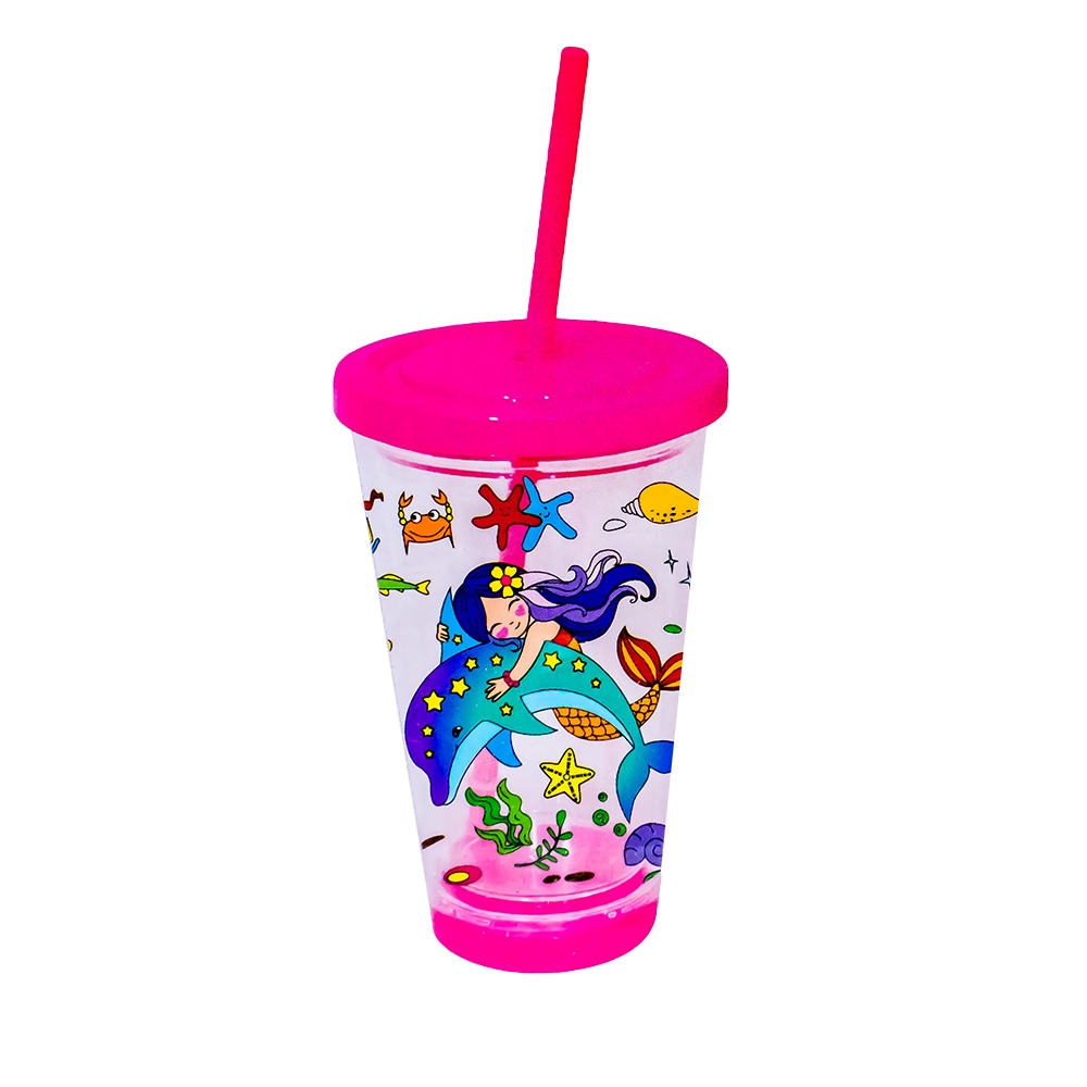 Set DIY - Pahar din plastic, 500 ml - imagine 3