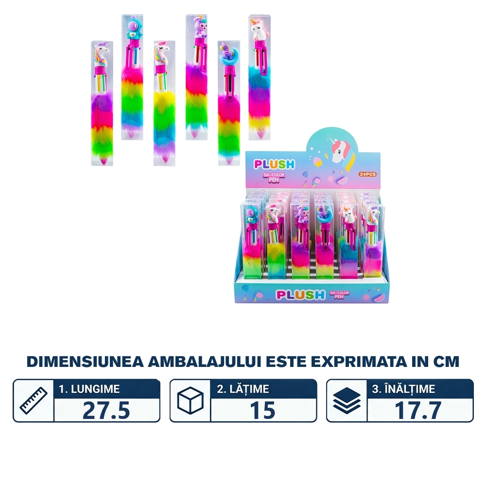 Pix 6 culori, Unicorn cu plus - imagine 2