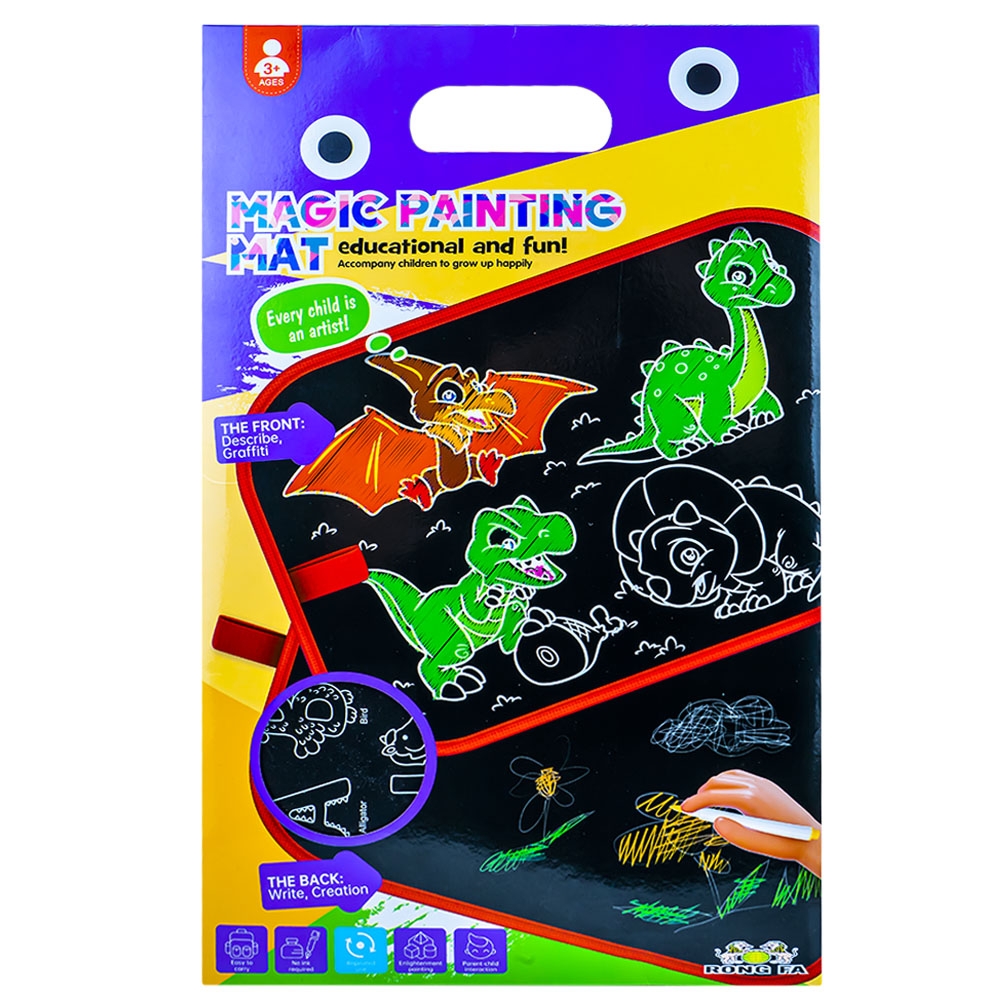 Covoras educational, pentru colorat