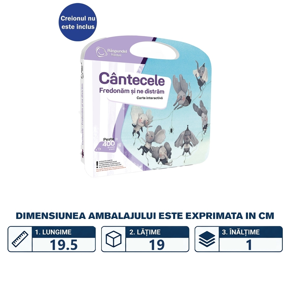 Raspundel Istetel, Carte - Cantecele, Fredonam si ne distram, ALBI - Blackfire - imagine 2