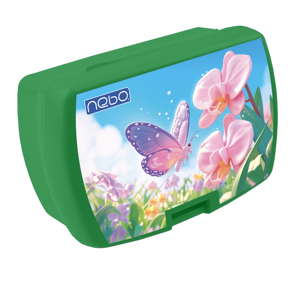Cutie sandwich, Verde, 16.5x14x6.5 cm - NEBO - imagine 4
